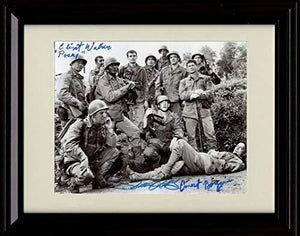 Framed Dirty Dozen Autograph Replica Print -