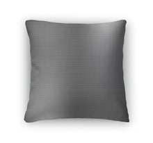 Load image into Gallery viewer, Throw Pillow, Dark Grey Brushed Metal Industrial