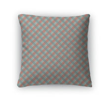 Load image into Gallery viewer, Throw Pillow, Vintage Of Diagonal Plaid Pattern Concept Illustration Pattern