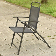 Load image into Gallery viewer, 6 PCS Patio Garden Set Furniture 4 Folding Chairs