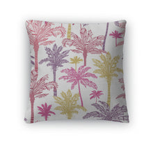 Load image into Gallery viewer, Throw Pillow, Palm Trees Pattern