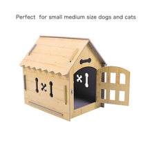 Load image into Gallery viewer, Domestic Delivery Pet Dog Solid Wood House Bed