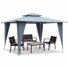 Load image into Gallery viewer, 2 Tier 11.5&#39;x11.5&#39; Gazebo Canopy Shelter