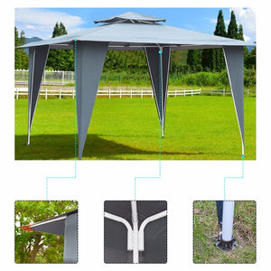 2 Tier 11.5'x11.5' Gazebo Canopy Shelter