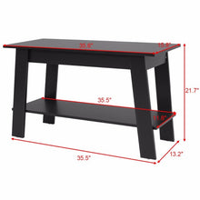 Load image into Gallery viewer, 2 Tier Elevated TV Stand Coffee Table