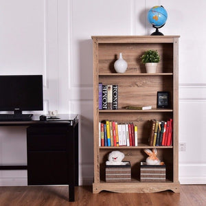 4 Tier Bookcase Cabinet Storage