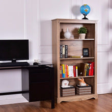 Load image into Gallery viewer, 4 Tier Bookcase Cabinet Storage