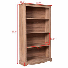 Load image into Gallery viewer, 4 Tier Bookcase Cabinet Storage