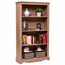 Load image into Gallery viewer, 4 Tier Bookcase Cabinet Storage