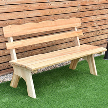 Load image into Gallery viewer, 5 Ft 3 Seats Outdoor Wooden Garden Bench