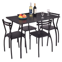 Load image into Gallery viewer, 5 Piece Dining Set Table and 4 Chairs