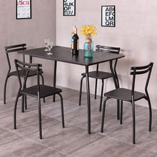 Load image into Gallery viewer, 5 Piece Dining Set Table and 4 Chairs