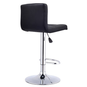 Bar Stool Swivel Adjustable PU Leather