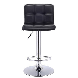 Bar Stool Swivel Adjustable PU Leather