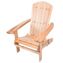 Load image into Gallery viewer, Foldable Chair Wood with Removable Ottoman