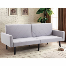 Load image into Gallery viewer, Futon Sofa Bed Convertible Recliner Couch