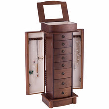 Load image into Gallery viewer, Jewelry Cabinet Armoire Storage Chest Box