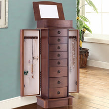 Load image into Gallery viewer, Jewelry Cabinet Armoire Storage Chest Box