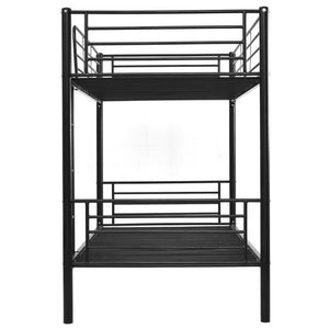 Metal Twin Over Twin Bunk Bed with Ladder