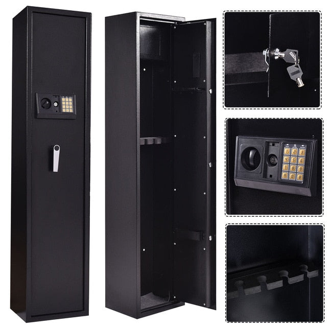 5 Rifle Electronic Lock Gun Storage