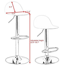 Load image into Gallery viewer, Set of 2Pcs Swivel Bar Stools Modern