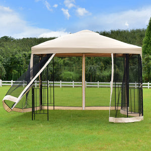 10'x10' Gazebo Canopy Shelter Patio Wedding