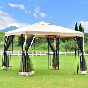 10'x10' Gazebo Canopy Shelter Patio Wedding