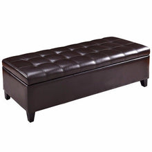 Load image into Gallery viewer, 51&#39;&#39; Storage Ottoman Bench Modern PU