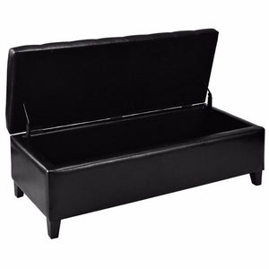 51'' Storage Ottoman Bench Modern PU