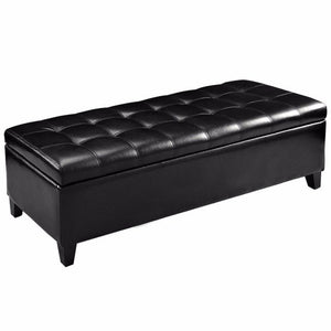 51'' Storage Ottoman Bench Modern PU