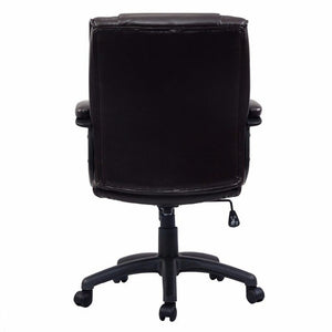 Ergonomic PU Leather Mid-Back Executive