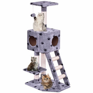 Pet Cat Tree Play House Tower Condo Bed