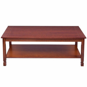 Wood Coffee Table Rectangle Cocktail Table