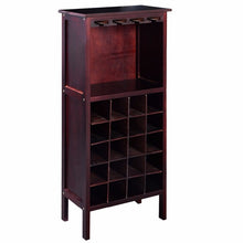 Load image into Gallery viewer, Wood Wine Cabinet Retro Burgundy 20 Bottles