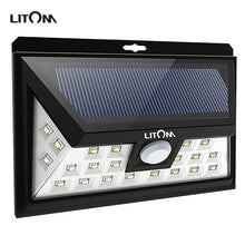 Load image into Gallery viewer, LITOM 24 LED solar light IP65 waterproof Wide