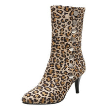 Load image into Gallery viewer, Leopard-Printed Shoes Women&#39;s Snow Boots