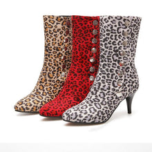 Load image into Gallery viewer, Leopard-Printed Shoes Women&#39;s Snow Boots