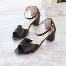 Load image into Gallery viewer, New 2018 Sandals High Heel Sandals Women Ankle