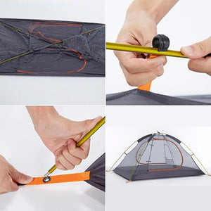 New Two Person Tent Double Wall Extent Outdoor