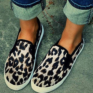 Women's panther  Flat Shoes Round