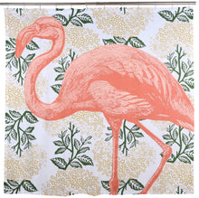 Load image into Gallery viewer, Flamingo Shower Curtain 72&quot;x72&quot;