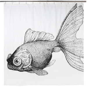 Goldfish Shower Curtain 72"x72"