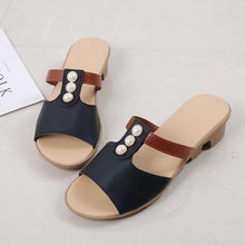 Load image into Gallery viewer, Summer Cut Out Pearl Sandals Fashion Flip Flops