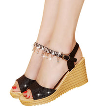 Load image into Gallery viewer, Summer Fashion Sandals Shoes Women Round Toe