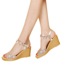 Load image into Gallery viewer, Summer Fashion Sandals Shoes Women Round Toe