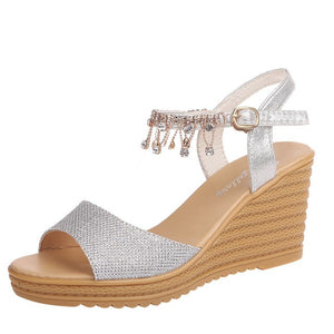 Summer Fashion Sandals Shoes Women Round Toe