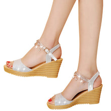 Load image into Gallery viewer, Summer Fashion Sandals Shoes Women Round Toe