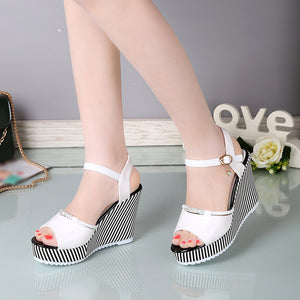 Women Shoes Casual High Heel Sandals Fashion