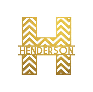 Chevron Monogram