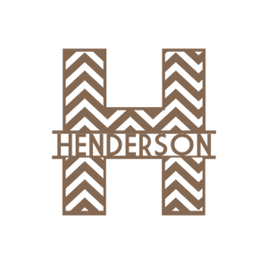 Chevron Monogram